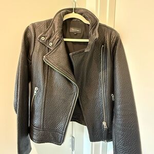 Mackage Women's Black Leather Jacket
